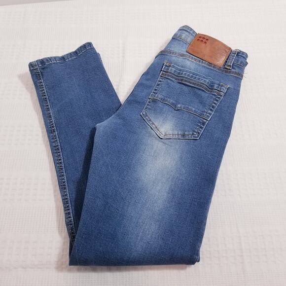 United Denim of America Slim Blue Jeans - Picture 2 of 13